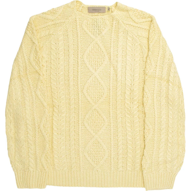Fear of God Essentials Cable Knit 'Canary'