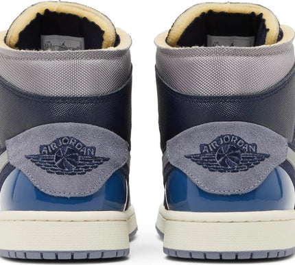 Nike Mens Air Jordan 1 Mid SE Craft Sneakers - 'Inside Out - Obsidian'