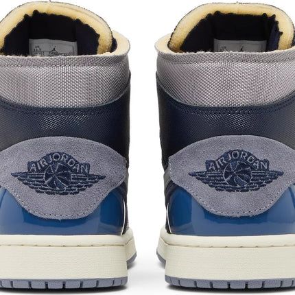 Nike Mens Air Jordan 1 Mid SE Craft Sneakers - 'Inside Out - Obsidian'