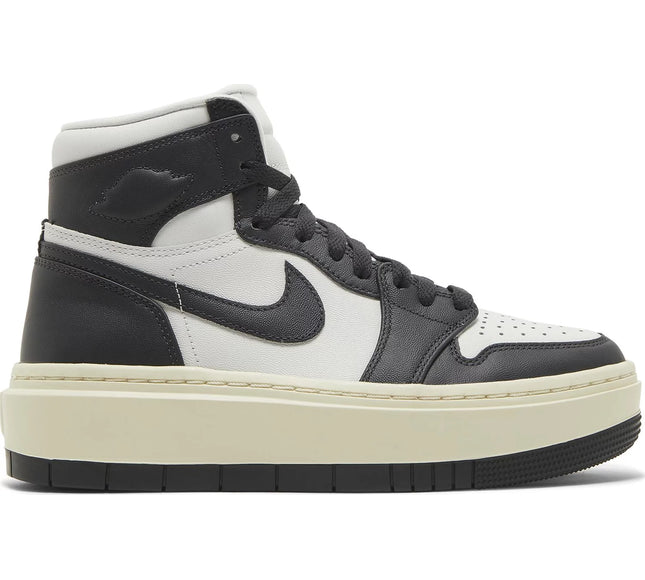 Nike Womens Air Jordan 1 Elevate High Sneakers - 'White Black'