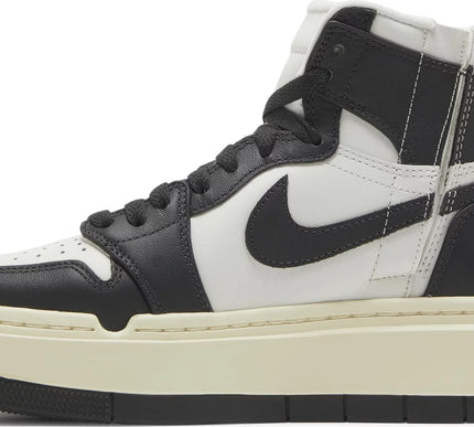 Nike Womens Air Jordan 1 Elevate High Sneakers - 'White Black'