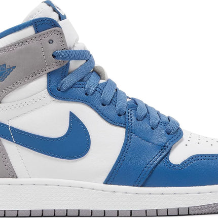Nike Grade School Womens Air Jordan 1 Retro High OG Sneakers - 'True Blue'