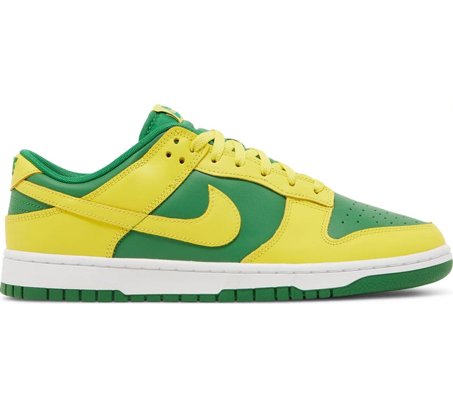 Nike Mens Dunk Low Sneakers - 'Reverse Brazil'