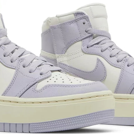 Nike Womens Air Jordan 1 Elevate High Sneakers - 'Titanium'