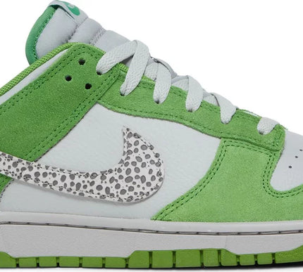 Nike Mens Dunk Low Sneakers - 'Safari Swoosh - Chlorophyll'