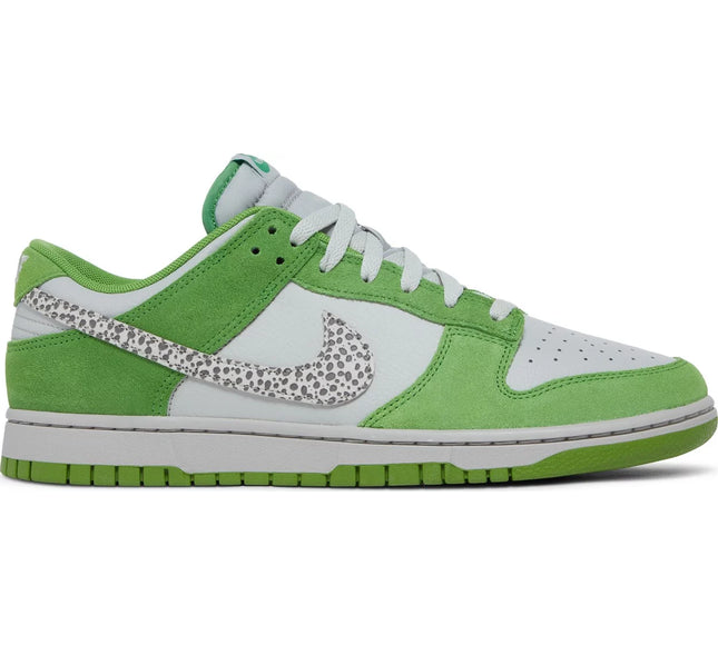 Nike Mens Dunk Low Sneakers - 'Safari Swoosh - Chlorophyll'