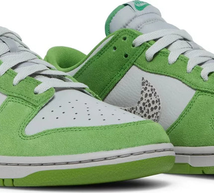 Nike Mens Dunk Low Sneakers - 'Safari Swoosh - Chlorophyll'