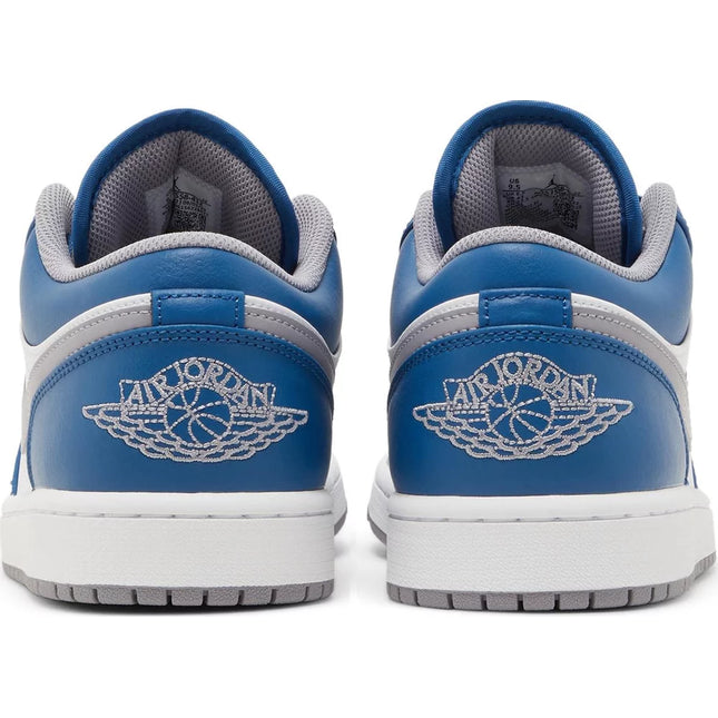 Air Jordan 1 Low GS 'True Blue Cement'