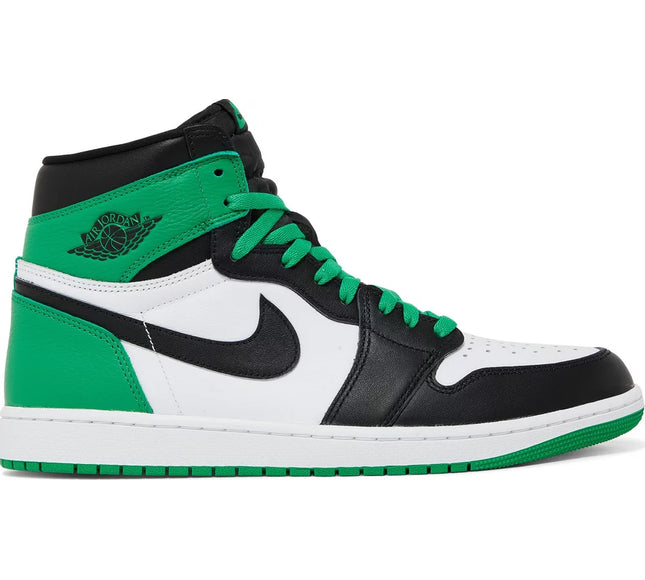 Nike Mens Air Jordan 1 Retro High OG Sneakers - 'Lucky Green'