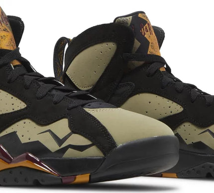 Nike Mens Air Jordan 7 Retro Sneakers - 'Black Olive'