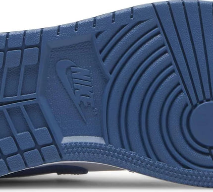 Nike Grade School Womens Air Jordan 1 Mid Sneakers - 'Cement True Blue'