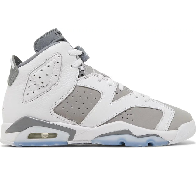 Nike Grade School Womens Air Jordan 6 Retro Sneakers - 'Cool Grey'