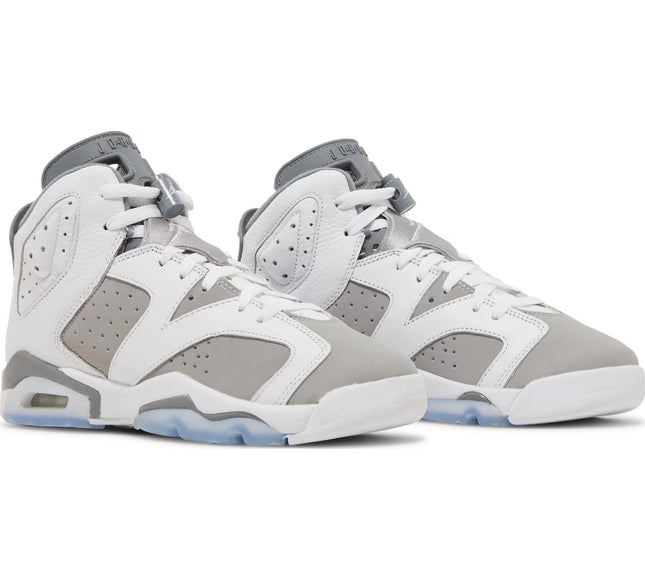 Nike Grade School Womens Air Jordan 6 Retro Sneakers - 'Cool Grey'