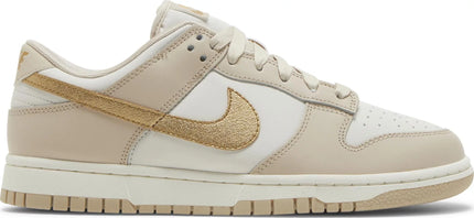Nike Womens Dunk Low Sneakers - 'Gold Swoosh'