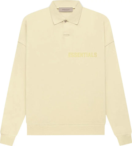 Fear of God Essentials Long-Sleeve Polo 'Canary'