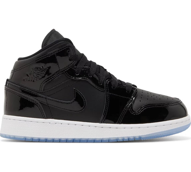 Nike Grade School Womens Air Jordan 1 Mid SE Sneakers - 'Space Jam'