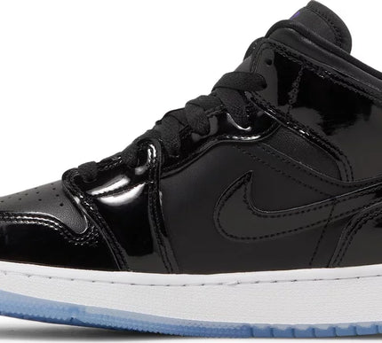 Nike Grade School Womens Air Jordan 1 Mid SE Sneakers - 'Space Jam'