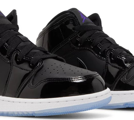 Nike Grade School Womens Air Jordan 1 Mid SE Sneakers - 'Space Jam'