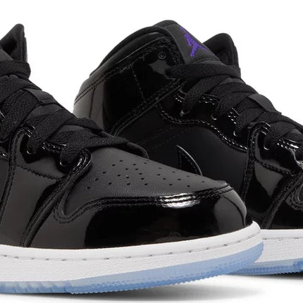 Nike Grade School Womens Air Jordan 1 Mid SE Sneakers Space Jam SOLESTREET