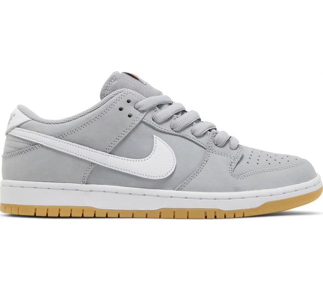 Nike Mens Dunk Low Pro ISO SB Sneakers - 'Wolf Grey Gum'