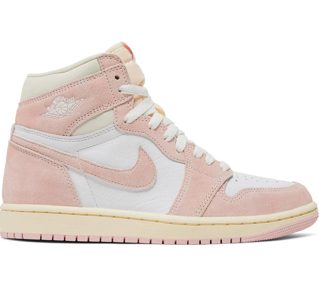 Nike Womens Air Jordan 1 Retro High OG Sneakers - 'Washed Pink'