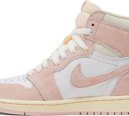 Nike Womens Air Jordan 1 Retro High OG Sneakers - 'Washed Pink'