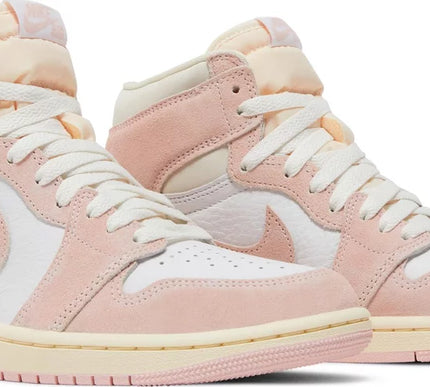 Nike Womens Air Jordan 1 Retro High OG Sneakers - 'Washed Pink'