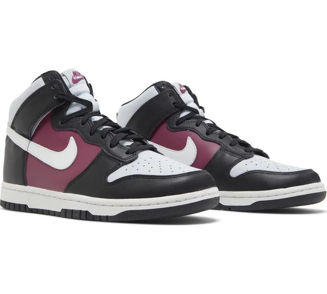 Nike Womens Dunk High Sneakers - 'Black Rosewood'