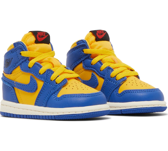 Nike Toddlers Air Jordan 1 Retro High OG Sneakers - 'Reverse Laney'