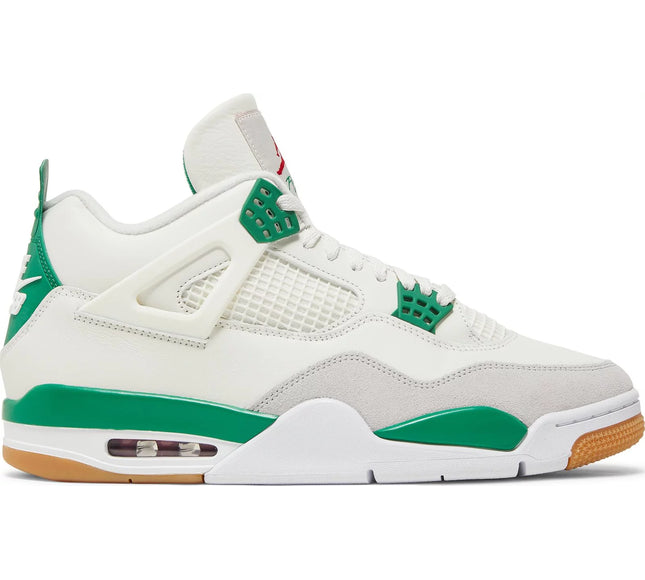 Nike Mens SB x Air Jordan 4 Retro Sneakers - 'Pine Green'