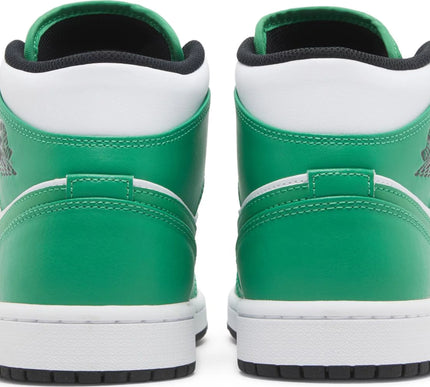 Nike Mens Air Jordan 1 Mid Sneakers - 'Lucky Green'
