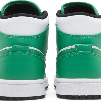 Nike Mens Air Jordan 1 Mid Sneakers - 'Lucky Green'