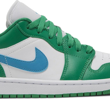 Nike Womens Air Jordan 1 Low Sneakers - 'Lucky Green'