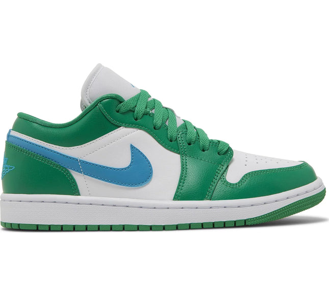 Nike Womens Air Jordan 1 Low Sneakers - 'Lucky Green'