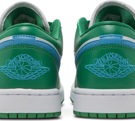 Nike Womens Air Jordan 1 Low Sneakers - 'Lucky Green'