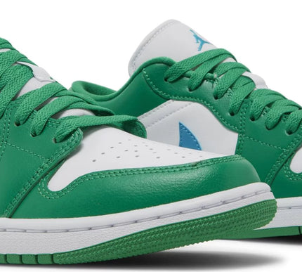 Nike Womens Air Jordan 1 Low Sneakers - 'Lucky Green'