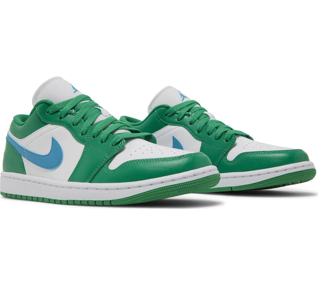 Nike Womens Air Jordan 1 Low Sneakers - 'Lucky Green'