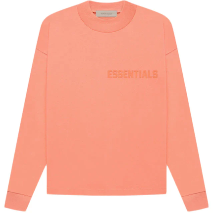 Fear of God Essentials Long-Sleeve Tee 'Coral'