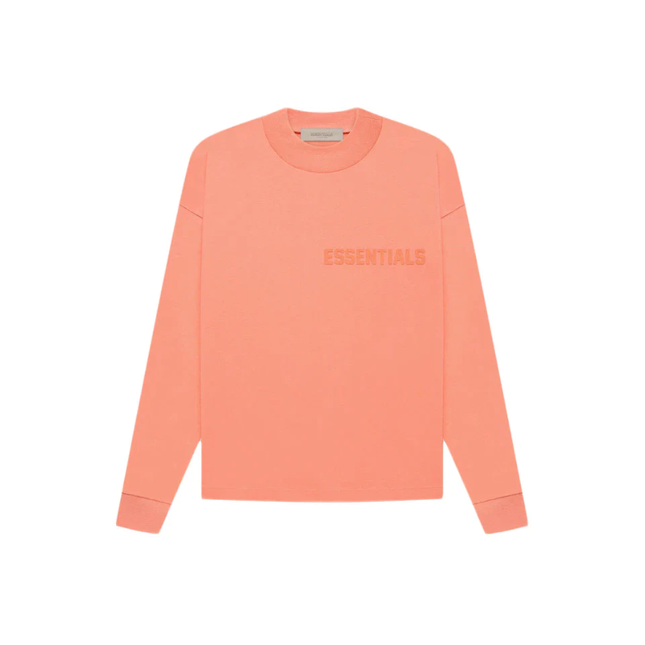 Fear of God Essentials Long-Sleeve Tee 'Coral'