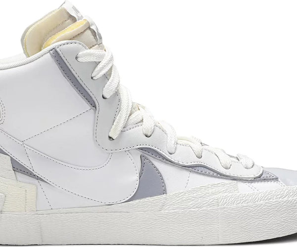 Sacai blazer white grey on sale