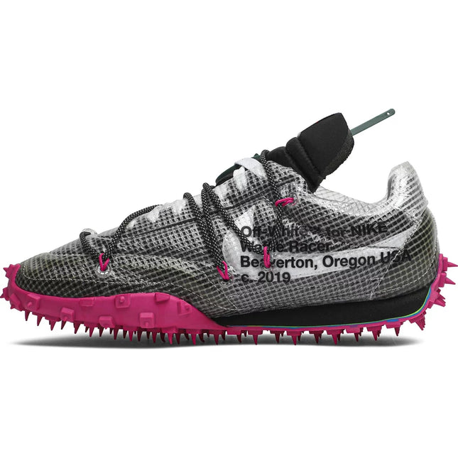 Off-White x Wmns Waffle Racer 'Fuchsia'