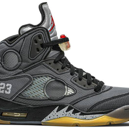 Nike Mens Off-White x Air Jordan 5 Retro SP Sneakers - 'Muslin'