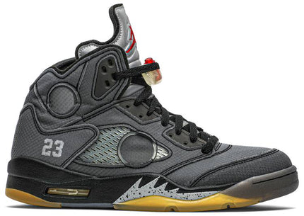 Nike Mens Off-White x Air Jordan 5 Retro SP Sneakers - 'Muslin'