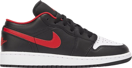 Nike Grade School Womens Air Jordan 1 Low Sneakers - 'White Toe'