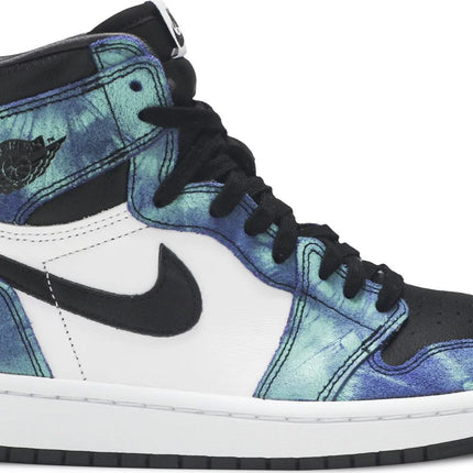 Nike Womens Air Jordan 1 Retro High OG Sneakers - 'Tie-Dye'