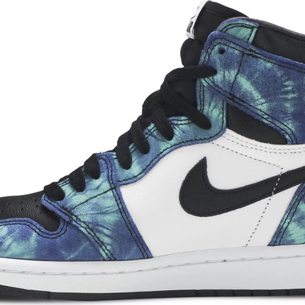 Nike Womens Air Jordan 1 Retro High OG Sneakers - 'Tie-Dye'
