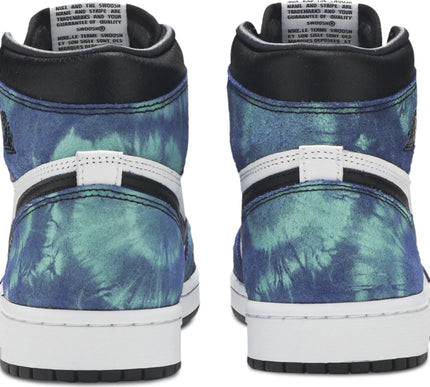 Nike Womens Air Jordan 1 Retro High OG Sneakers - 'Tie-Dye'
