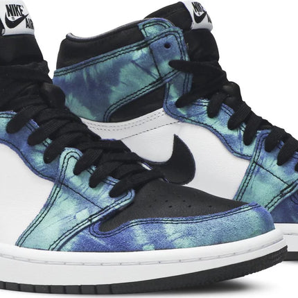 Nike Womens Air Jordan 1 Retro High OG Sneakers - 'Tie-Dye'