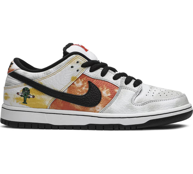 Nike Mens Dunk Low SB Sneakers - 'Tie-Dye Raygun - White'