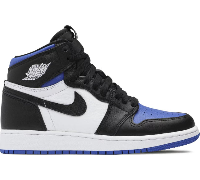 Nike Grade School Womens Air Jordan 1 Retro High OG Sneakers - 'Royal Toe'